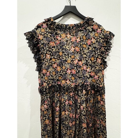FREE PEOPLE 'Milania' Floral Maxi Dress - Dark Combo - SMALL RRP$168 - Picture 14 of 16
